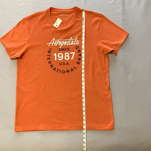 Aéropostale Orange Graphic Tee (NWT)(L). Hollister Green Shirt (XL) Men - Picture 10 of 14